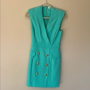 Sleeveless tux dress. SOLD